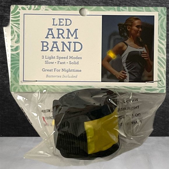 Best Brands 4PC Running SET; Resistance Bands, Hydration Reminder, LED Arm Band - Picture 4 of 7